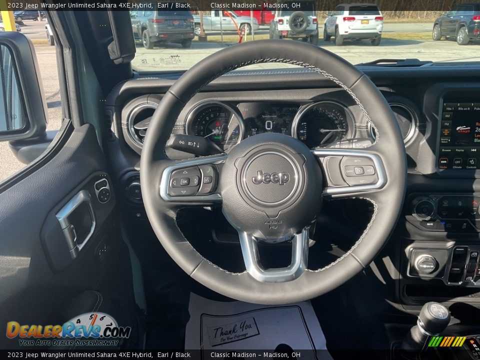 2023 Jeep Wrangler Unlimited Sahara 4XE Hybrid Earl / Black Photo #5