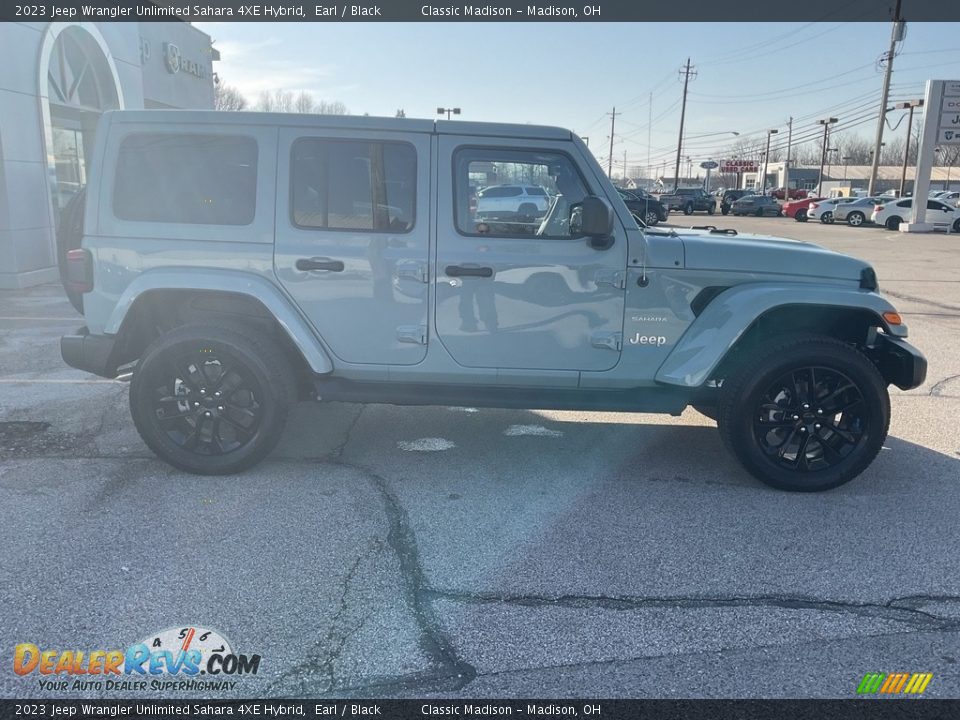 2023 Jeep Wrangler Unlimited Sahara 4XE Hybrid Earl / Black Photo #10