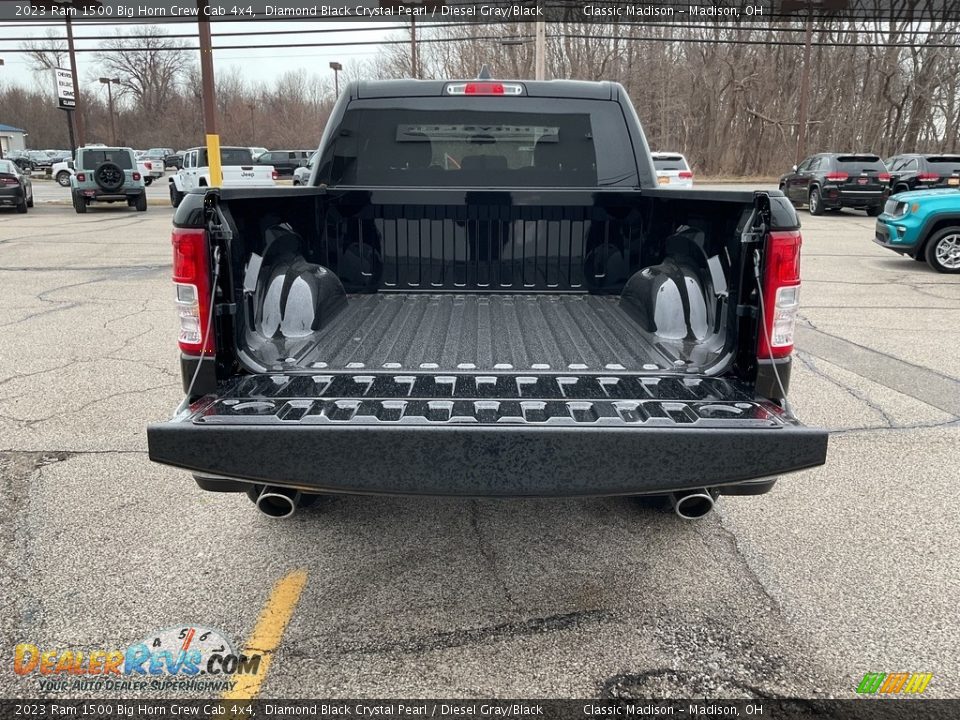 2023 Ram 1500 Big Horn Crew Cab 4x4 Diamond Black Crystal Pearl / Diesel Gray/Black Photo #12