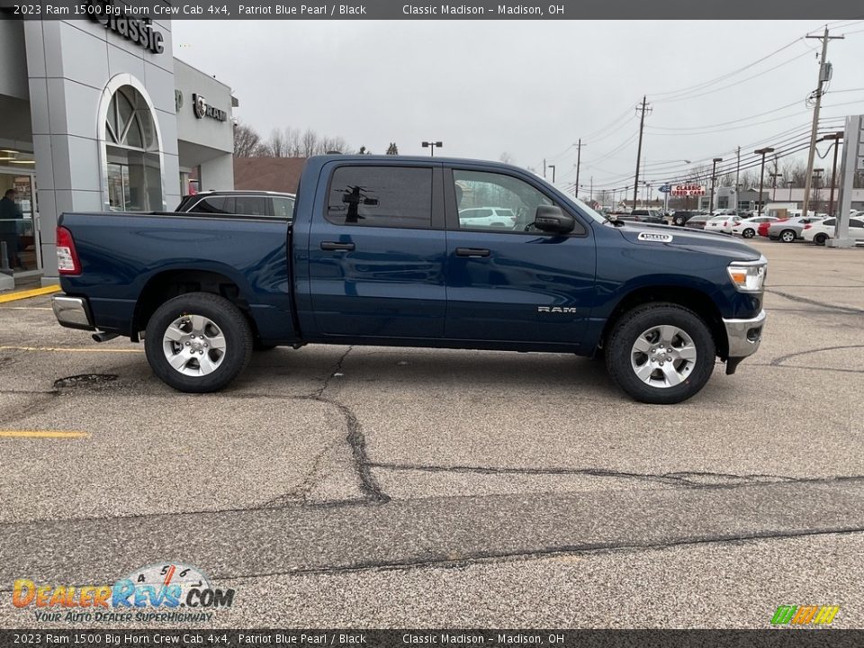 2023 Ram 1500 Big Horn Crew Cab 4x4 Patriot Blue Pearl / Black Photo #9