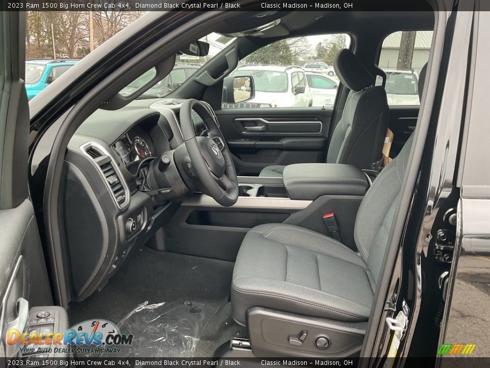 2023 Ram 1500 Big Horn Crew Cab 4x4 Diamond Black Crystal Pearl / Black Photo #2
