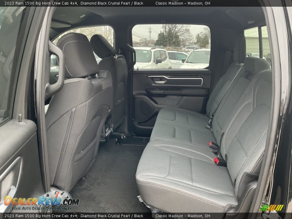 2023 Ram 1500 Big Horn Crew Cab 4x4 Diamond Black Crystal Pearl / Black Photo #3