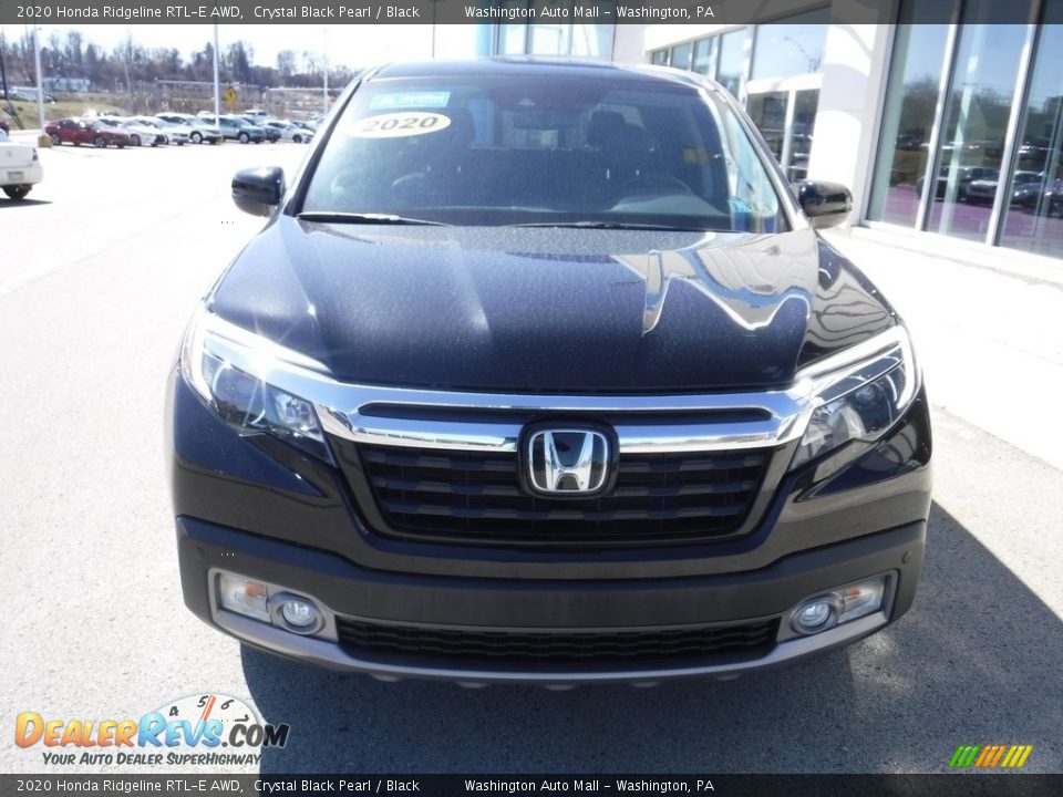 2020 Honda Ridgeline RTL-E AWD Crystal Black Pearl / Black Photo #10