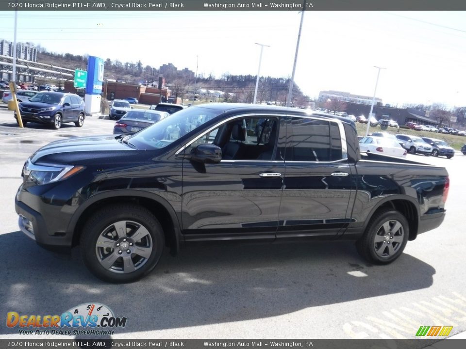 2020 Honda Ridgeline RTL-E AWD Crystal Black Pearl / Black Photo #12