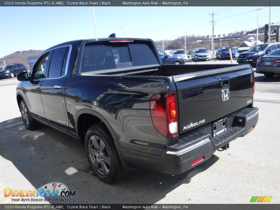 2020 Honda Ridgeline RTL-E AWD Crystal Black Pearl / Black Photo #14