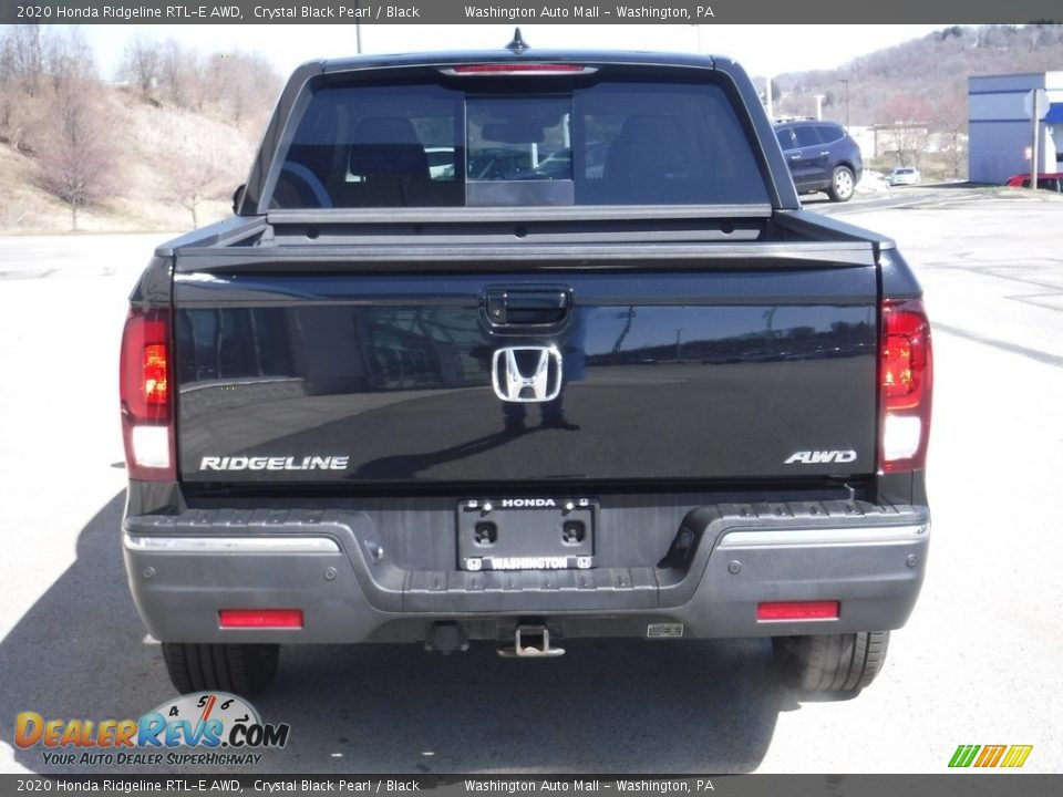 2020 Honda Ridgeline RTL-E AWD Crystal Black Pearl / Black Photo #16