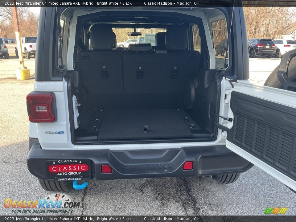 2023 Jeep Wrangler Unlimited Sahara 4XE Hybrid Bright White / Black Photo #12