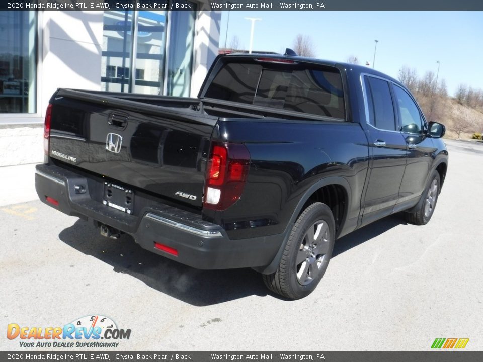 2020 Honda Ridgeline RTL-E AWD Crystal Black Pearl / Black Photo #17
