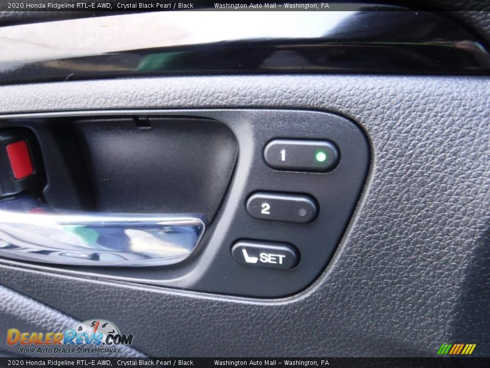 2020 Honda Ridgeline RTL-E AWD Crystal Black Pearl / Black Photo #24