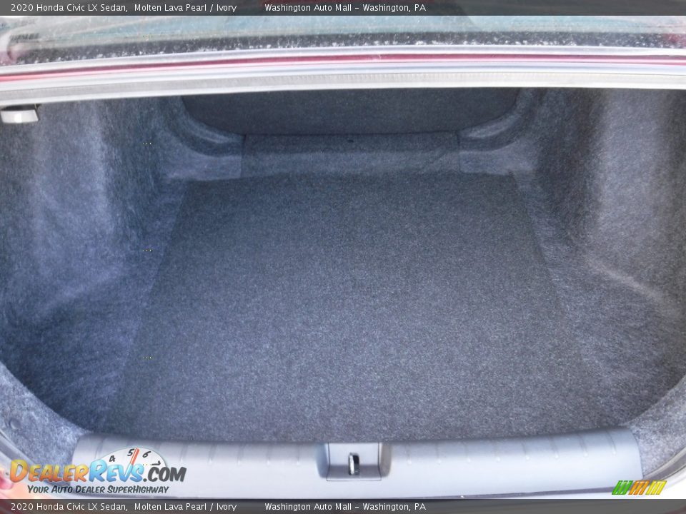 2020 Honda Civic LX Sedan Molten Lava Pearl / Ivory Photo #25