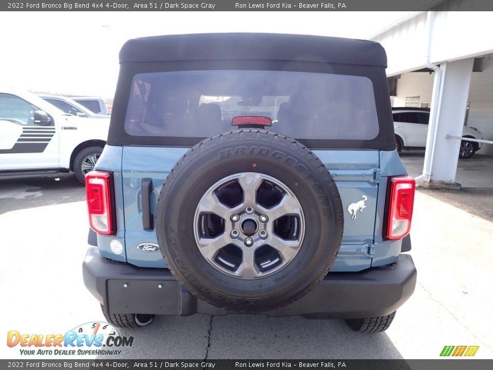 2022 Ford Bronco Big Bend 4x4 4-Door Area 51 / Dark Space Gray Photo #7