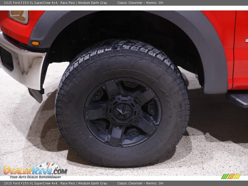 2015 Ford F150 XL SuperCrew 4x4 Race Red / Medium Earth Gray Photo #19