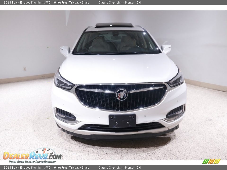 2018 Buick Enclave Premium AWD White Frost Tricoat / Shale Photo #2