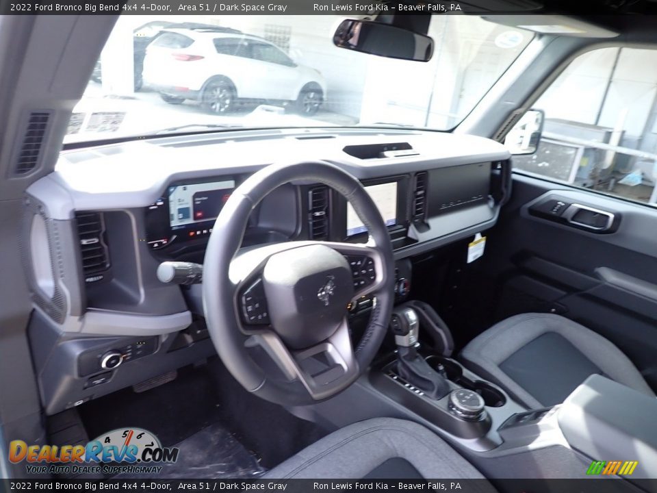 Front Seat of 2022 Ford Bronco Big Bend 4x4 4-Door Photo #15