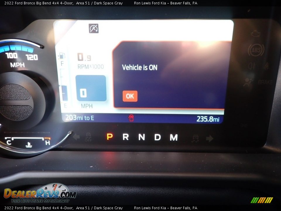 2022 Ford Bronco Big Bend 4x4 4-Door Area 51 / Dark Space Gray Photo #18