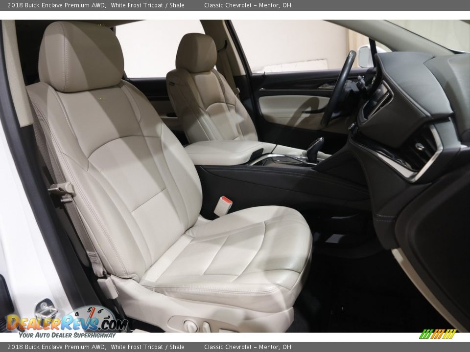 2018 Buick Enclave Premium AWD White Frost Tricoat / Shale Photo #17