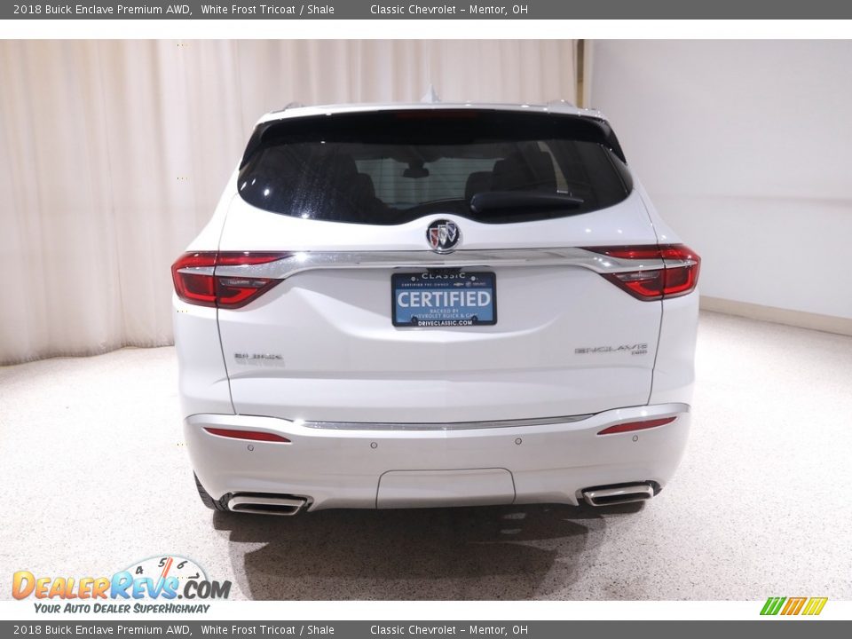 2018 Buick Enclave Premium AWD White Frost Tricoat / Shale Photo #21