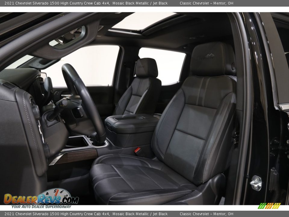 2021 Chevrolet Silverado 1500 High Country Crew Cab 4x4 Mosaic Black Metallic / Jet Black Photo #5