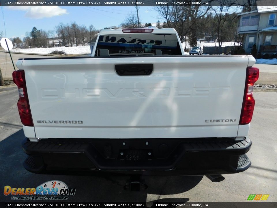 2023 Chevrolet Silverado 2500HD Custom Crew Cab 4x4 Summit White / Jet Black Photo #9