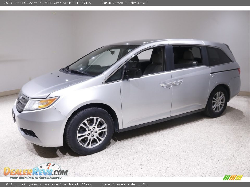 2013 Honda Odyssey EX Alabaster Silver Metallic / Gray Photo #3