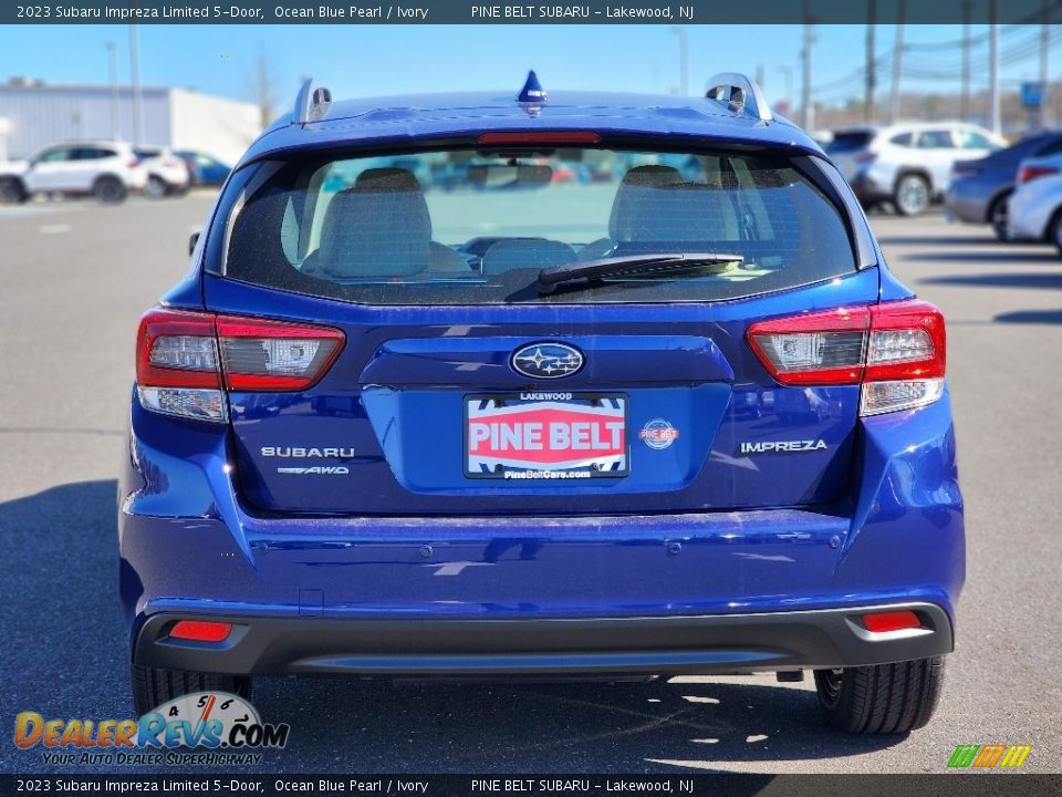 2023 Subaru Impreza Limited 5-Door Ocean Blue Pearl / Ivory Photo #6