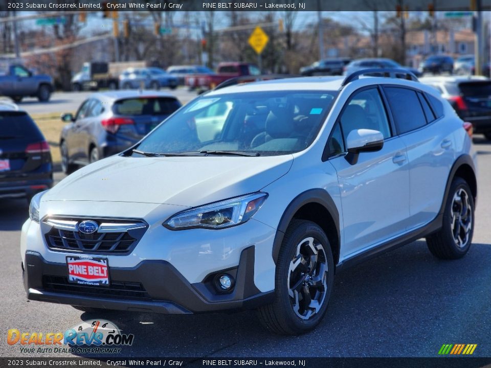 2023 Subaru Crosstrek Limited Crystal White Pearl / Gray Photo #1