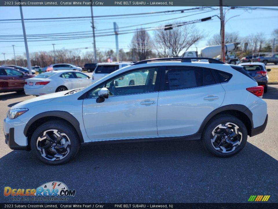 2023 Subaru Crosstrek Limited Crystal White Pearl / Gray Photo #3