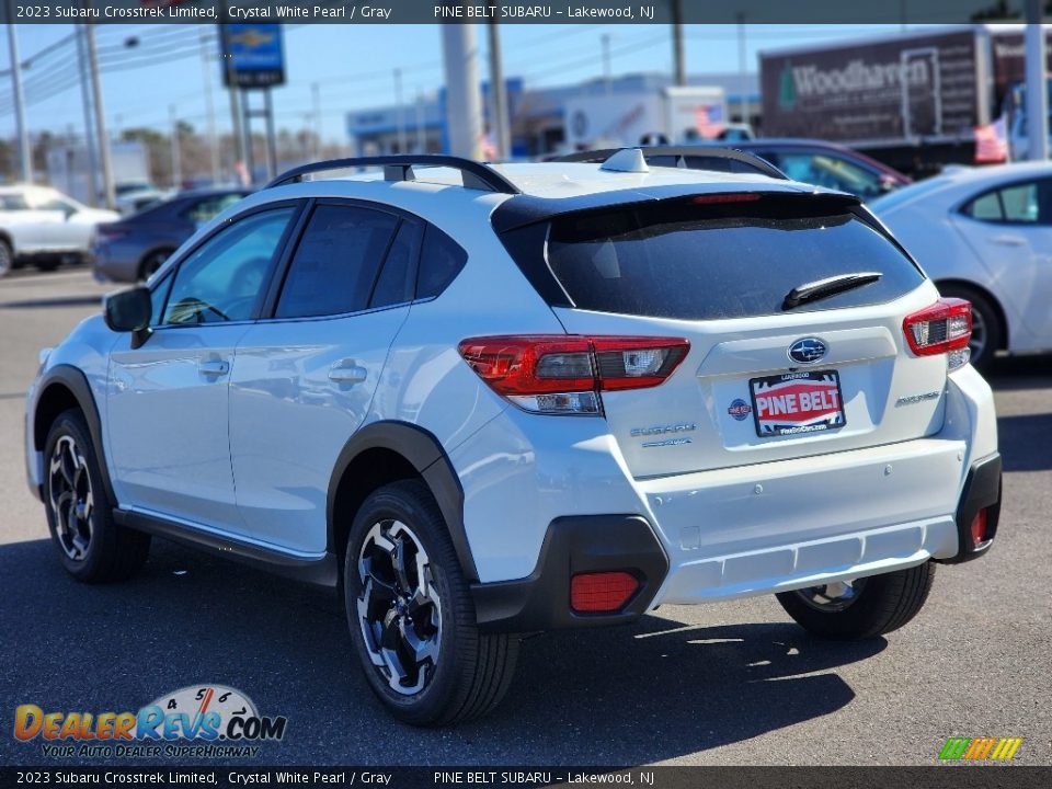 2023 Subaru Crosstrek Limited Crystal White Pearl / Gray Photo #4