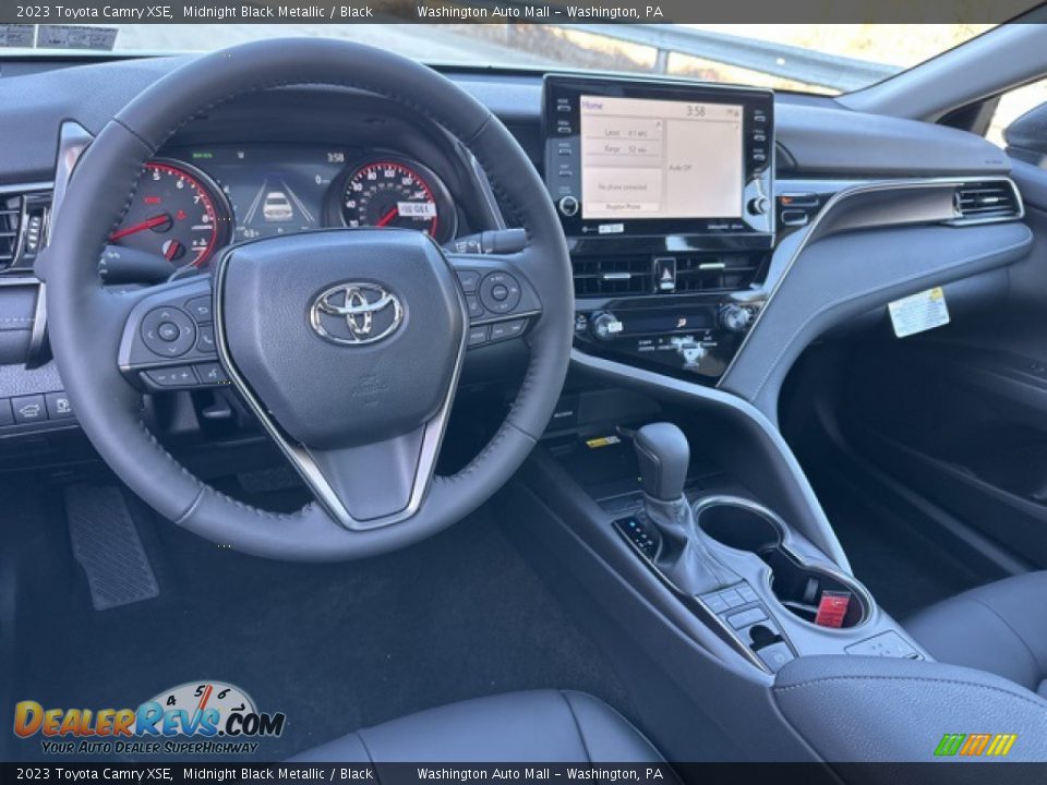 2023 Toyota Camry XSE Midnight Black Metallic / Black Photo #3