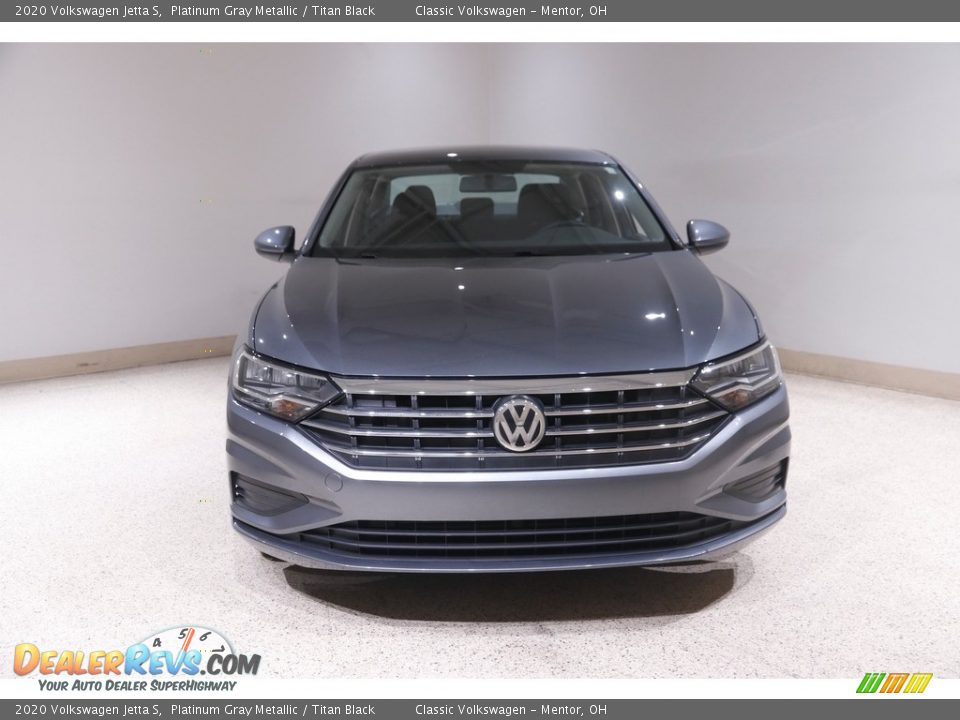 2020 Volkswagen Jetta S Platinum Gray Metallic / Titan Black Photo #2