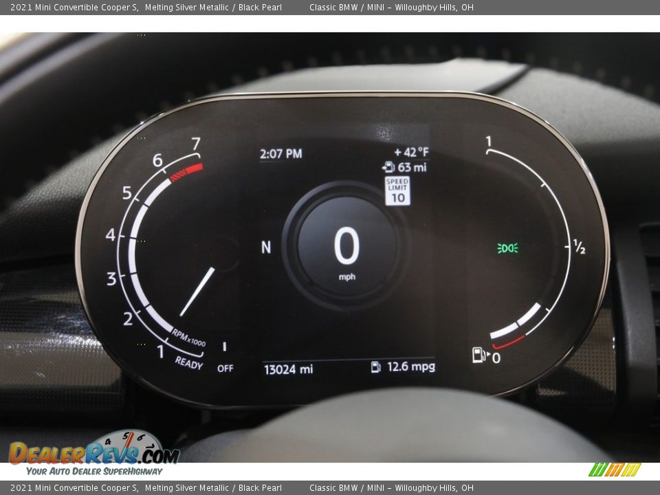 2021 Mini Convertible Cooper S Gauges Photo #9