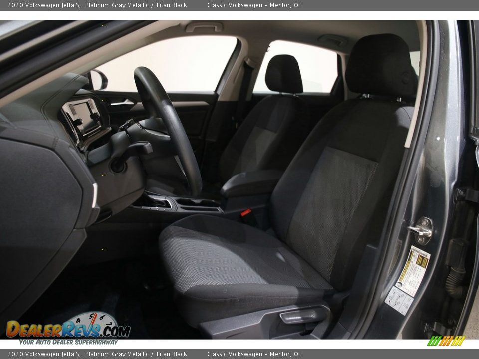 2020 Volkswagen Jetta S Platinum Gray Metallic / Titan Black Photo #5