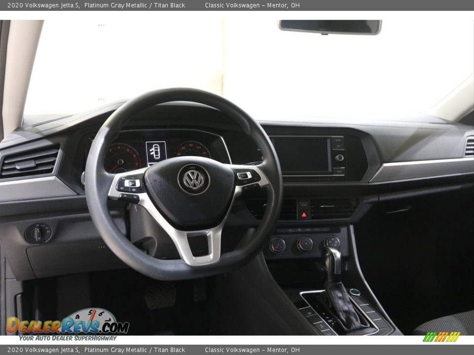 2020 Volkswagen Jetta S Platinum Gray Metallic / Titan Black Photo #6