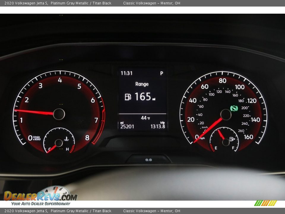 2020 Volkswagen Jetta S Platinum Gray Metallic / Titan Black Photo #8