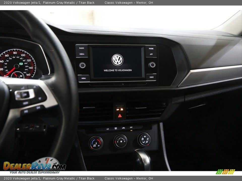 2020 Volkswagen Jetta S Platinum Gray Metallic / Titan Black Photo #9