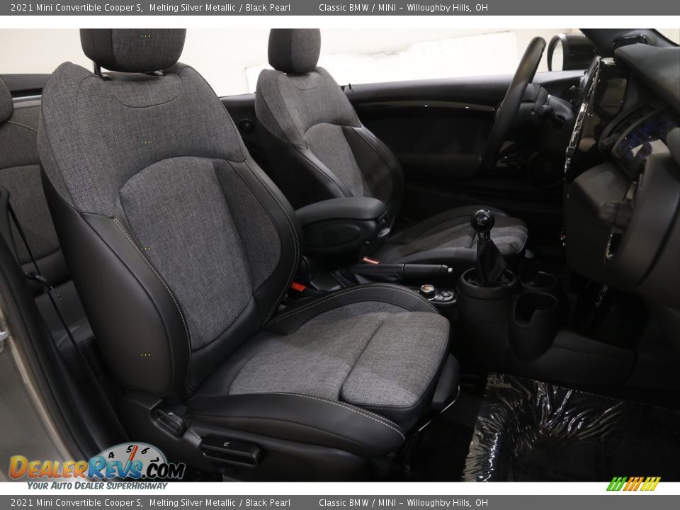 Black Pearl Interior - 2021 Mini Convertible Cooper S Photo #18