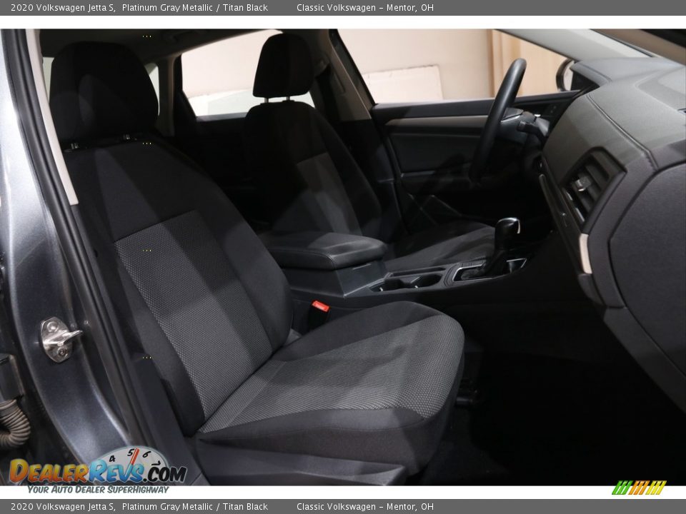2020 Volkswagen Jetta S Platinum Gray Metallic / Titan Black Photo #14