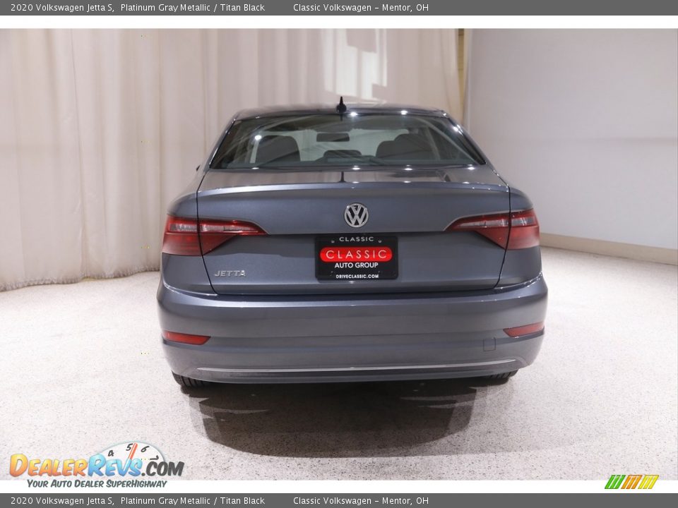2020 Volkswagen Jetta S Platinum Gray Metallic / Titan Black Photo #17