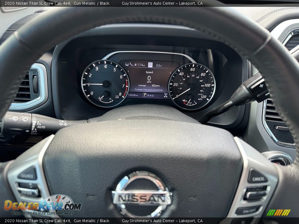 2020 Nissan Titan SL Crew Cab 4x4 Gauges Photo #7