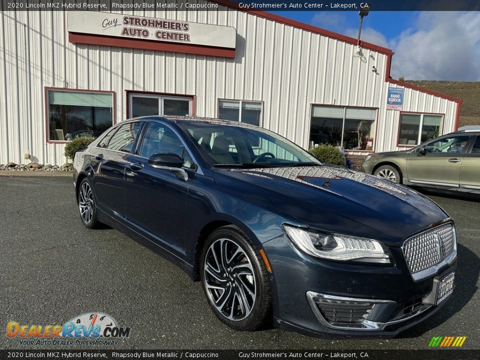 2020 Lincoln MKZ Hybrid Reserve Rhapsody Blue Metallic / Cappuccino Photo #1