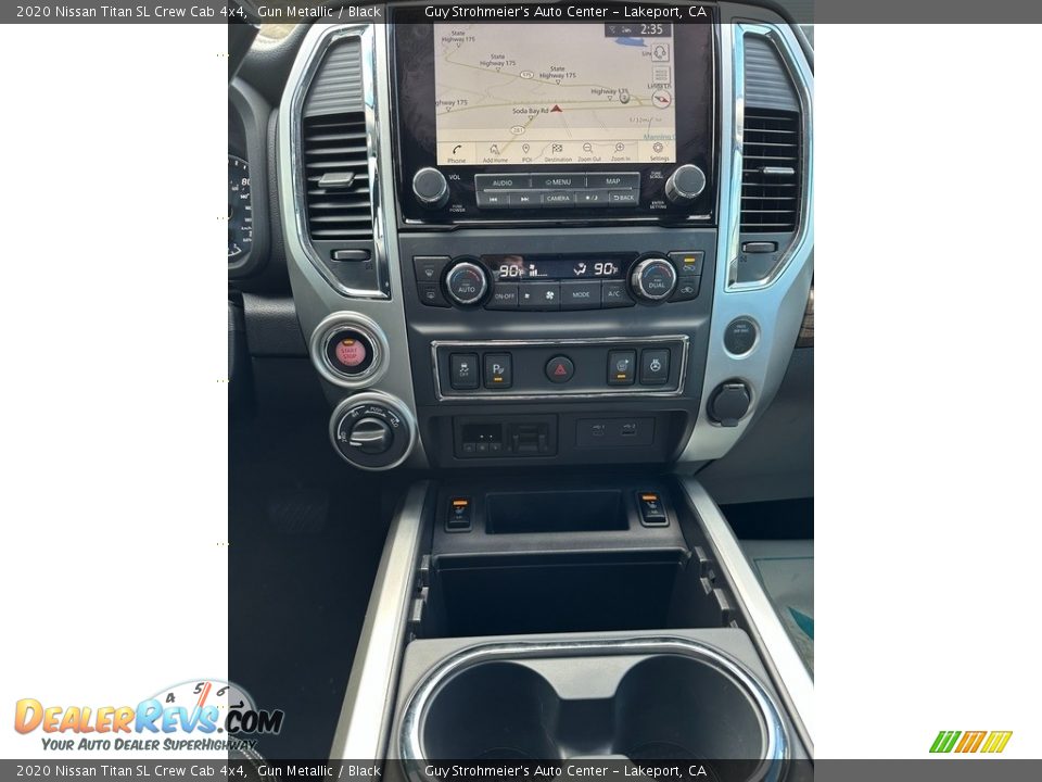 2020 Nissan Titan SL Crew Cab 4x4 Gun Metallic / Black Photo #10
