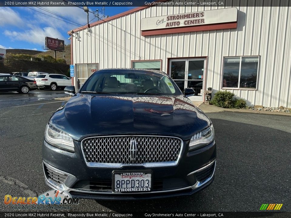 2020 Lincoln MKZ Hybrid Reserve Rhapsody Blue Metallic / Cappuccino Photo #2