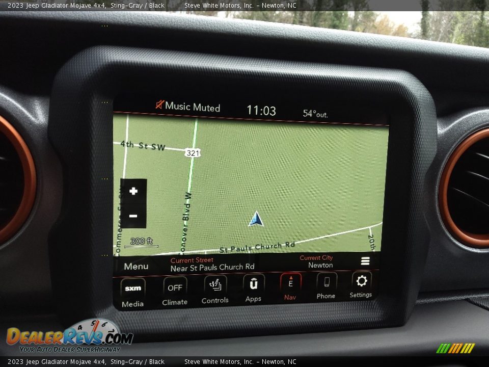 Navigation of 2023 Jeep Gladiator Mojave 4x4 Photo #25