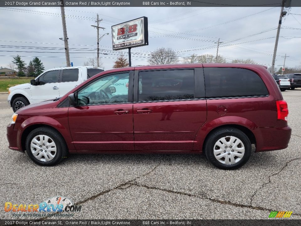 2017 Dodge Grand Caravan SE Octane Red / Black/Light Graystone Photo #1