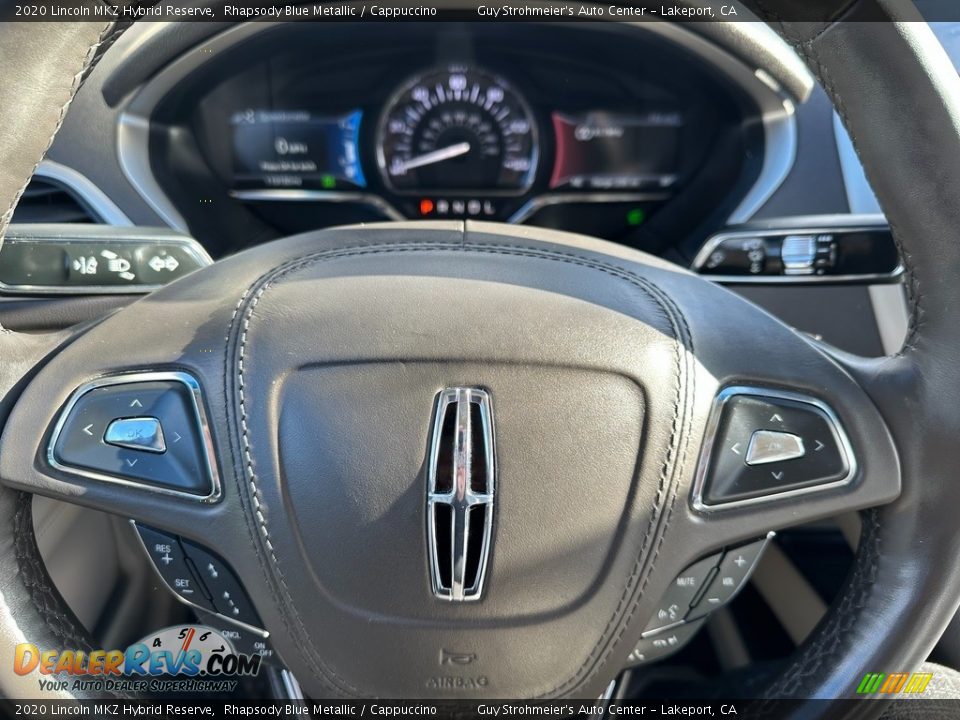 2020 Lincoln MKZ Hybrid Reserve Rhapsody Blue Metallic / Cappuccino Photo #9