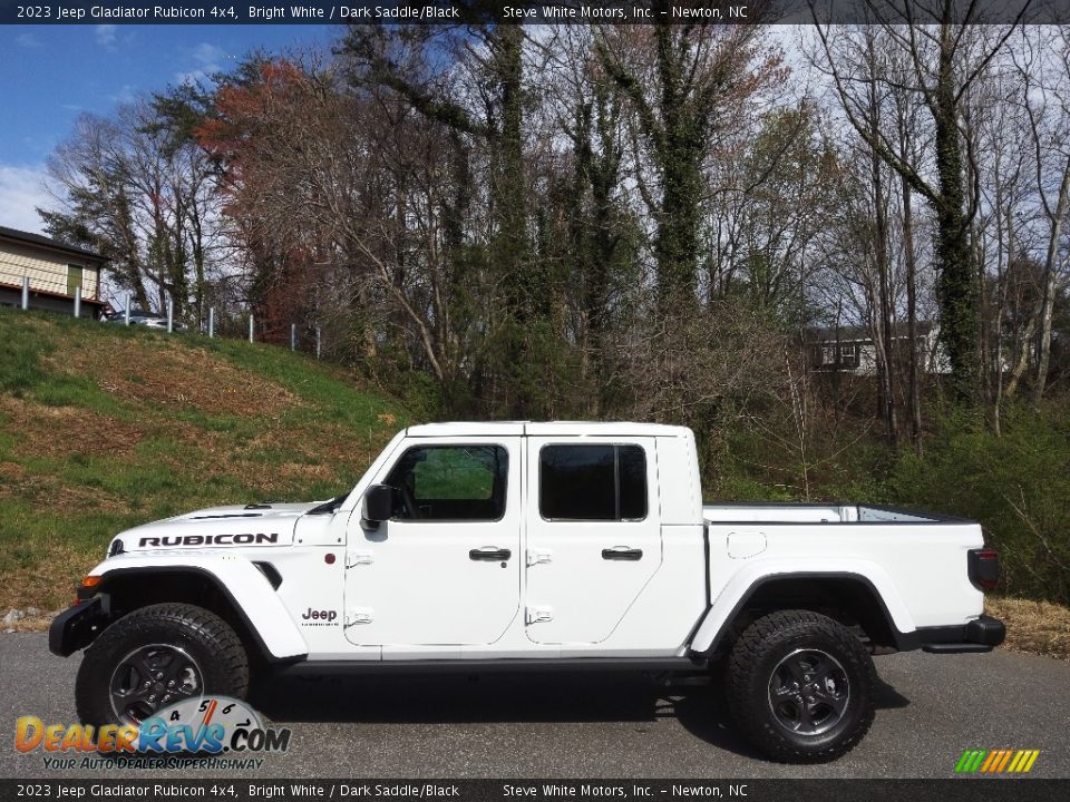 2023 Jeep Gladiator Rubicon 4x4 Bright White / Dark Saddle/Black Photo #1