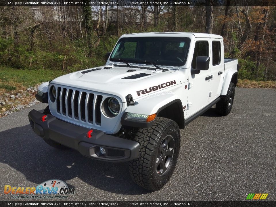 2023 Jeep Gladiator Rubicon 4x4 Bright White / Dark Saddle/Black Photo #2