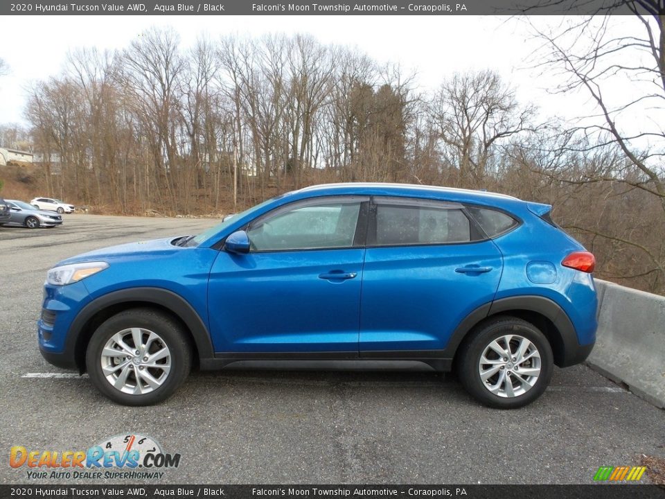 2020 Hyundai Tucson Value AWD Aqua Blue / Black Photo #2