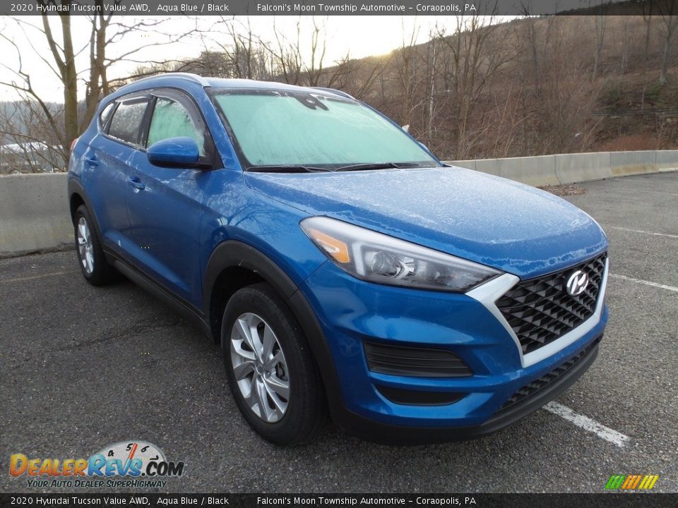 2020 Hyundai Tucson Value AWD Aqua Blue / Black Photo #4