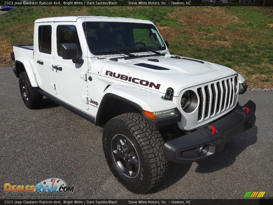 2023 Jeep Gladiator Rubicon 4x4 Bright White / Dark Saddle/Black Photo #4